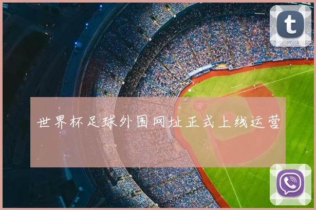 世界杯足球外围网址正式上线运营